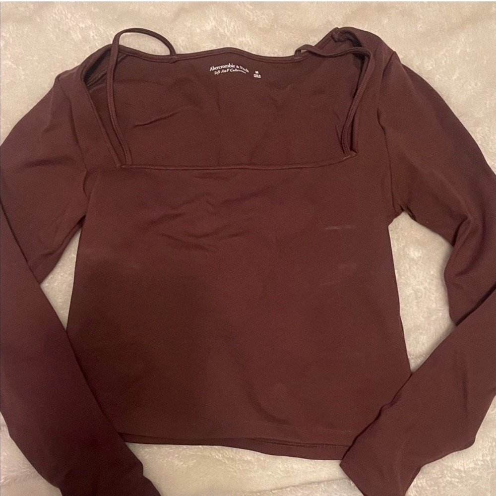 Abercrombie & Fitch Chocolate Long Sleeve Top